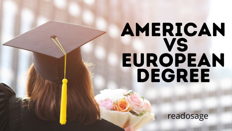 american and european degree